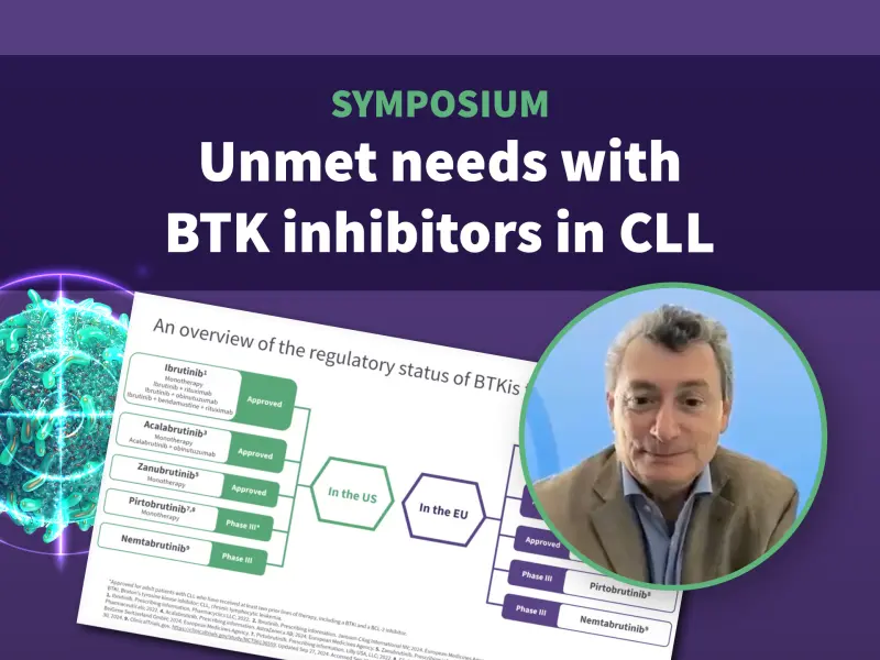 Symposium | Customizing first-line BTK inhibitors for CLL: Unmet needs with BTK inhibitors