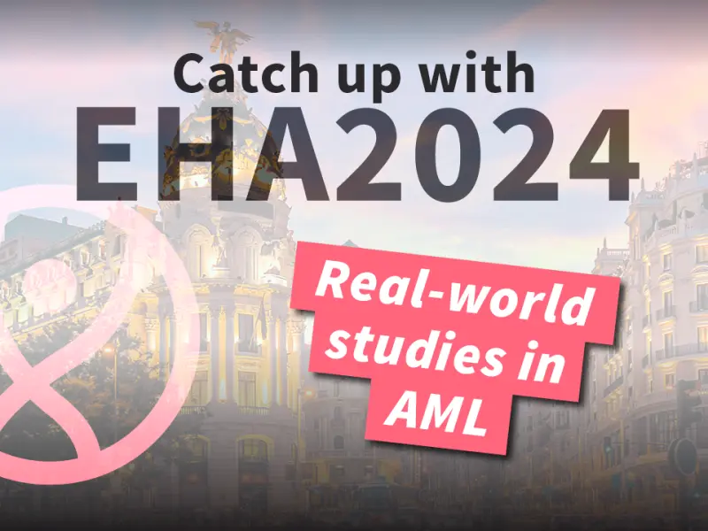 #EHA2024: Real-world studies in AML
