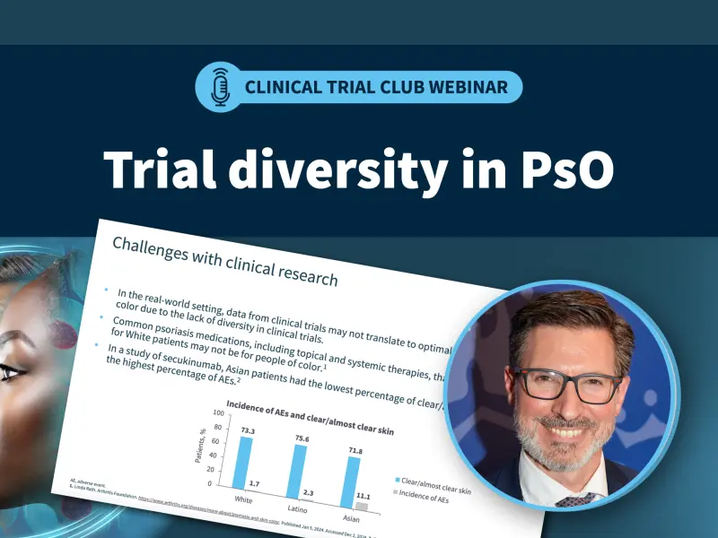 Unmet needs for people of color with psoriatic disease and new guidance for diversity within clinical trials