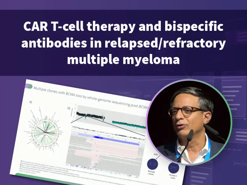 Symposium | How to sequence CAR T-cell therapy and bispecific antibodies in relapsed/refractory multiple myeloma