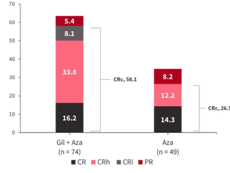 Gilteritinib plus azacitidine in patients with FLT3-mutated AML: updated results from the LACEWING trial