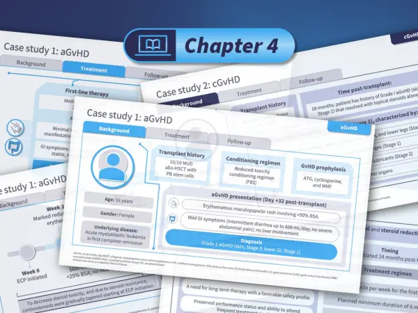 ECP in the treatment of acute and chronic GvHD: Guided case studies