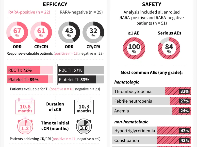 Visual abstract | Phase II trial of tamibarotene combination therapy in patients with newly diagnosed AML