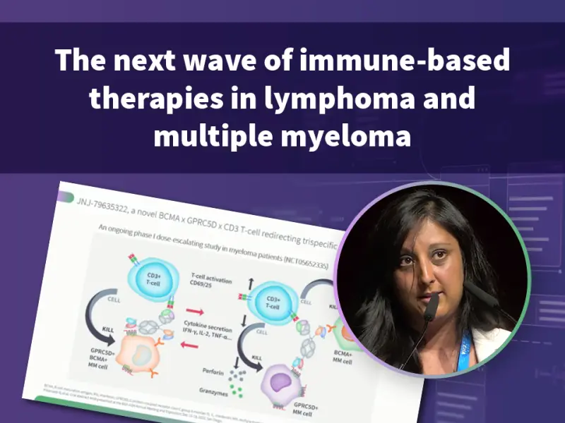 Symposium | The next wave of immune-based therapies: What you need to know in relapsed/refractory multiple myeloma