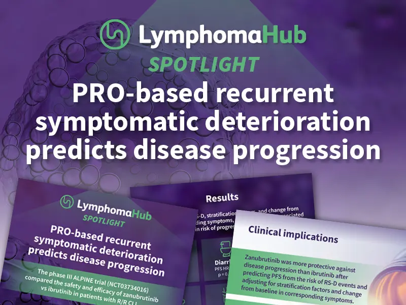 ALPINE trial: PRO-based recurrent symptomatic deterioration predicts ...