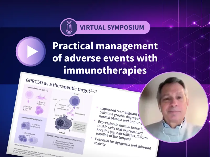 Symposium | Practical management of adverse events with immunotherapies