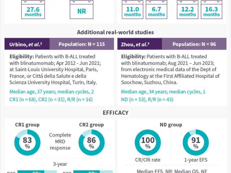 Visual abstract | Real-world use of blinatumomab in adult ALL